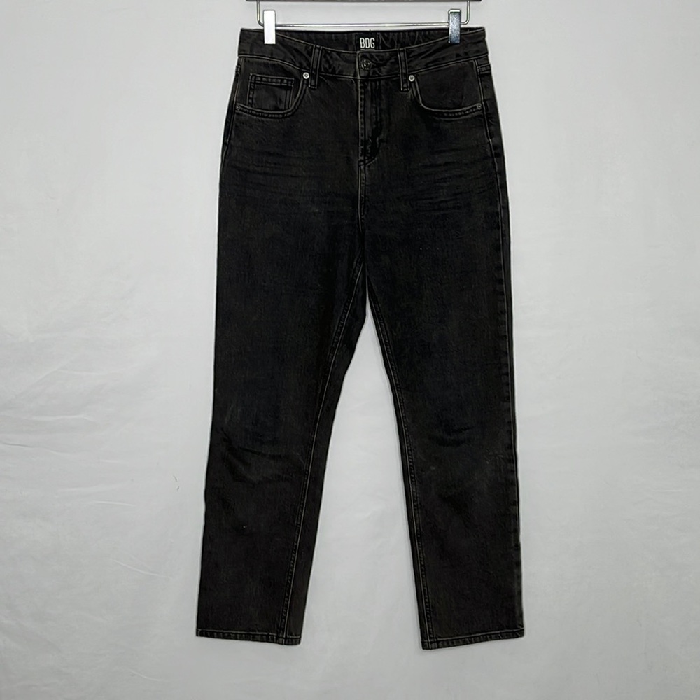 SOLD- BDG From Urban Outfitters Straight Kick High Rise Washed Black - Sz 28